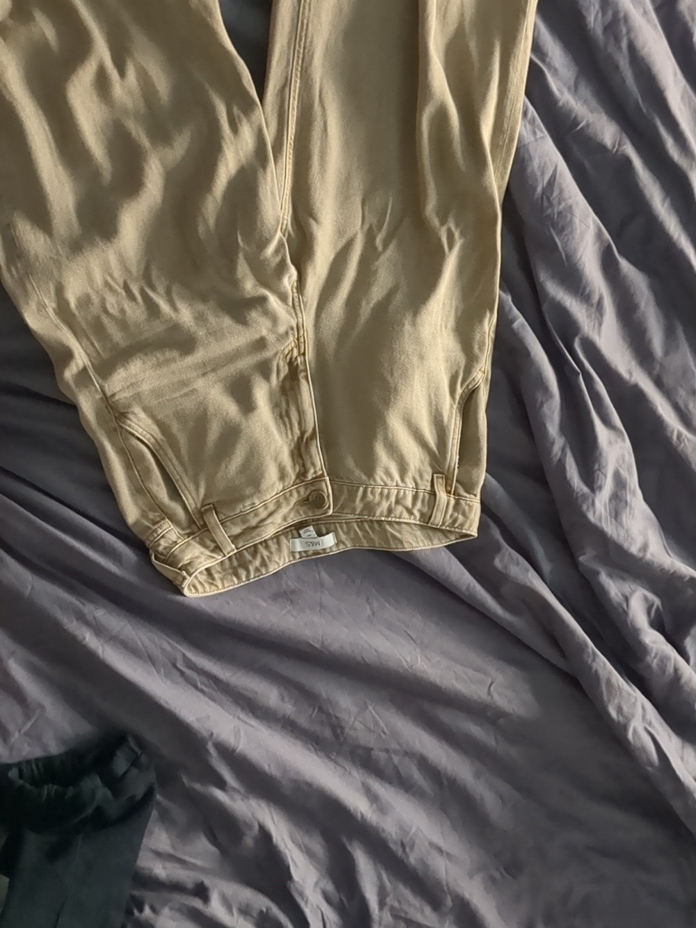 Marks & Spencer Beige Palazzo Pants Size 6 (UK 10) Short (29 Inch Inside Leg) - Picture 3 of 4
